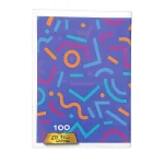 دفتر ۱۰۰ برگ منگنه‌ای دولتی رنگ آبی طرح دار